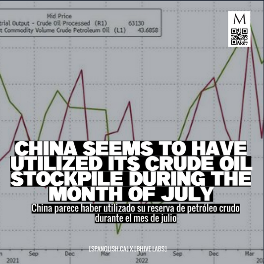 China Seems to Have Utilized Its Crude Oil Stockpile during the Month of July