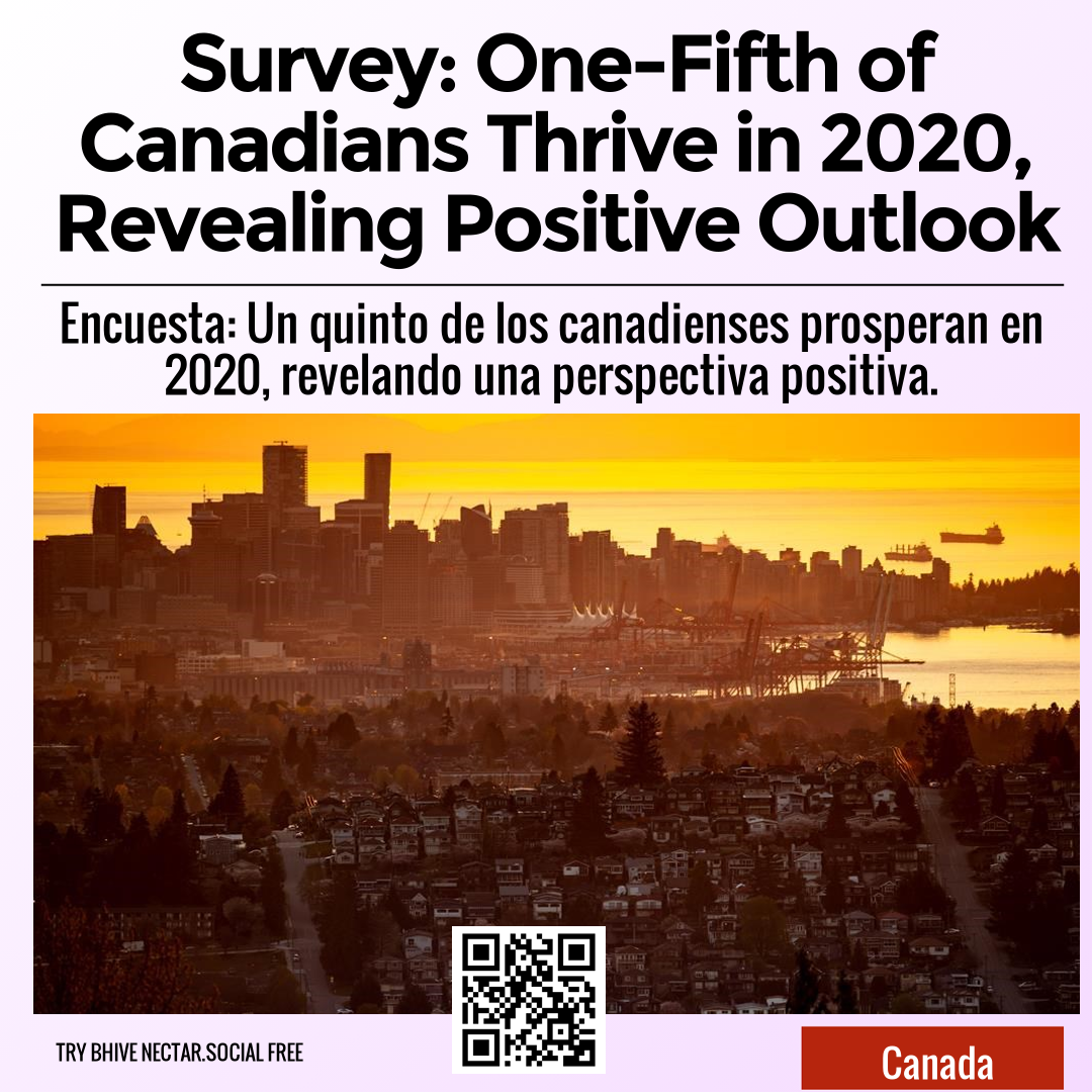 Survey: One-Fifth of Canadians Thrive in 2020, Revealing Positive Outlook