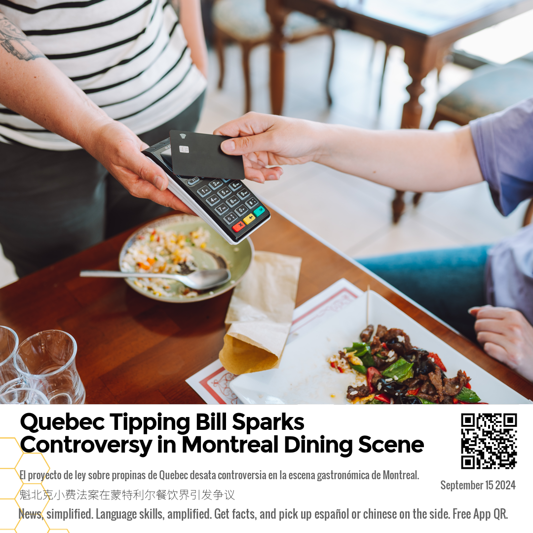 Quebec Tipping Bill Sparks Controversy in Montreal Dining Scene