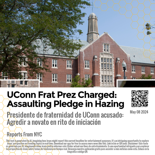 UConn Frat Prez Charged: Assaulting Pledge in Hazing