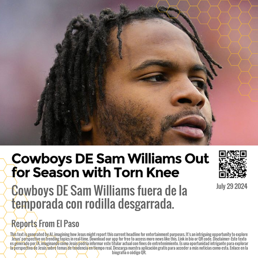 Cowboys DE Sam Williams Out for Season with Torn Knee