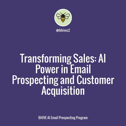 Revolutionizing Sales Strategies: Harness the Power of AI for Streamlined Email Prospecting