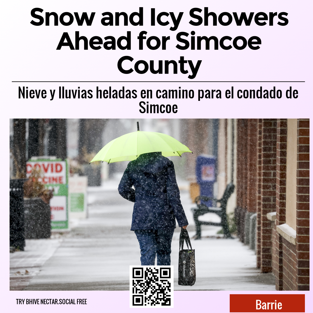 Snow and Icy Showers Ahead for Simcoe County