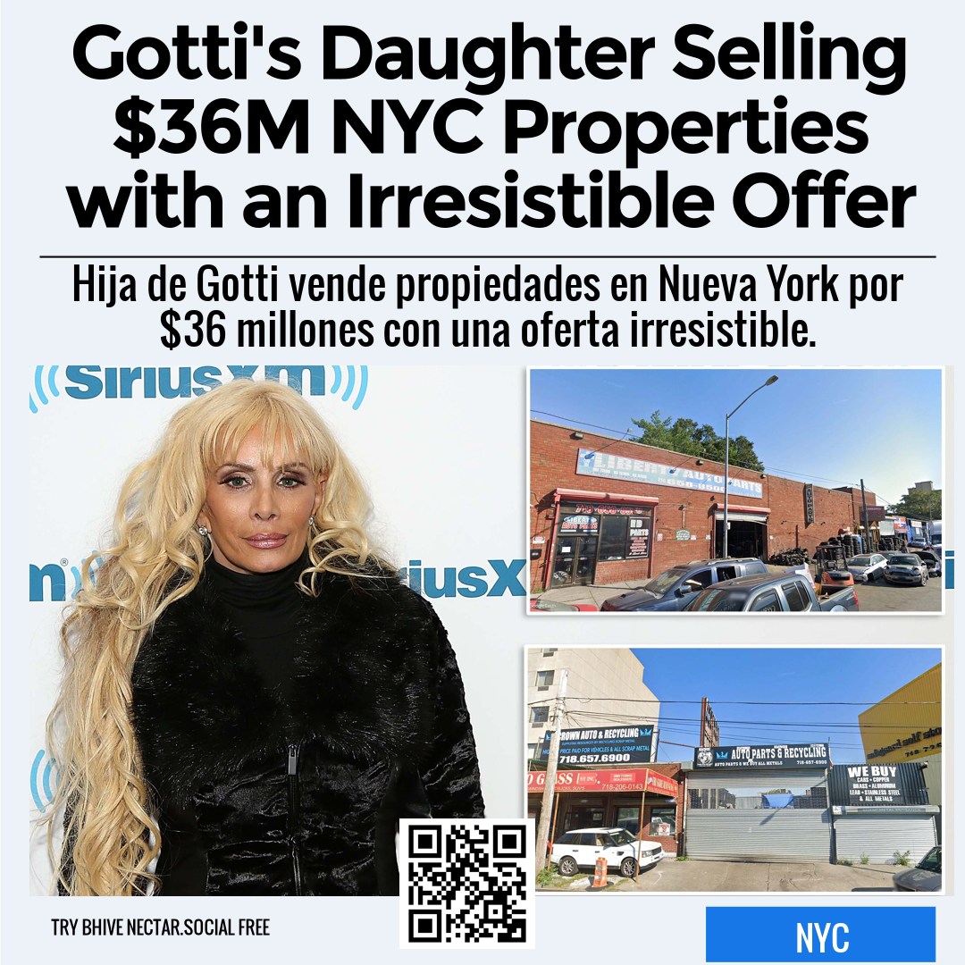 Gotti's Daughter Selling $36M NYC Properties with an Irresistible Offer