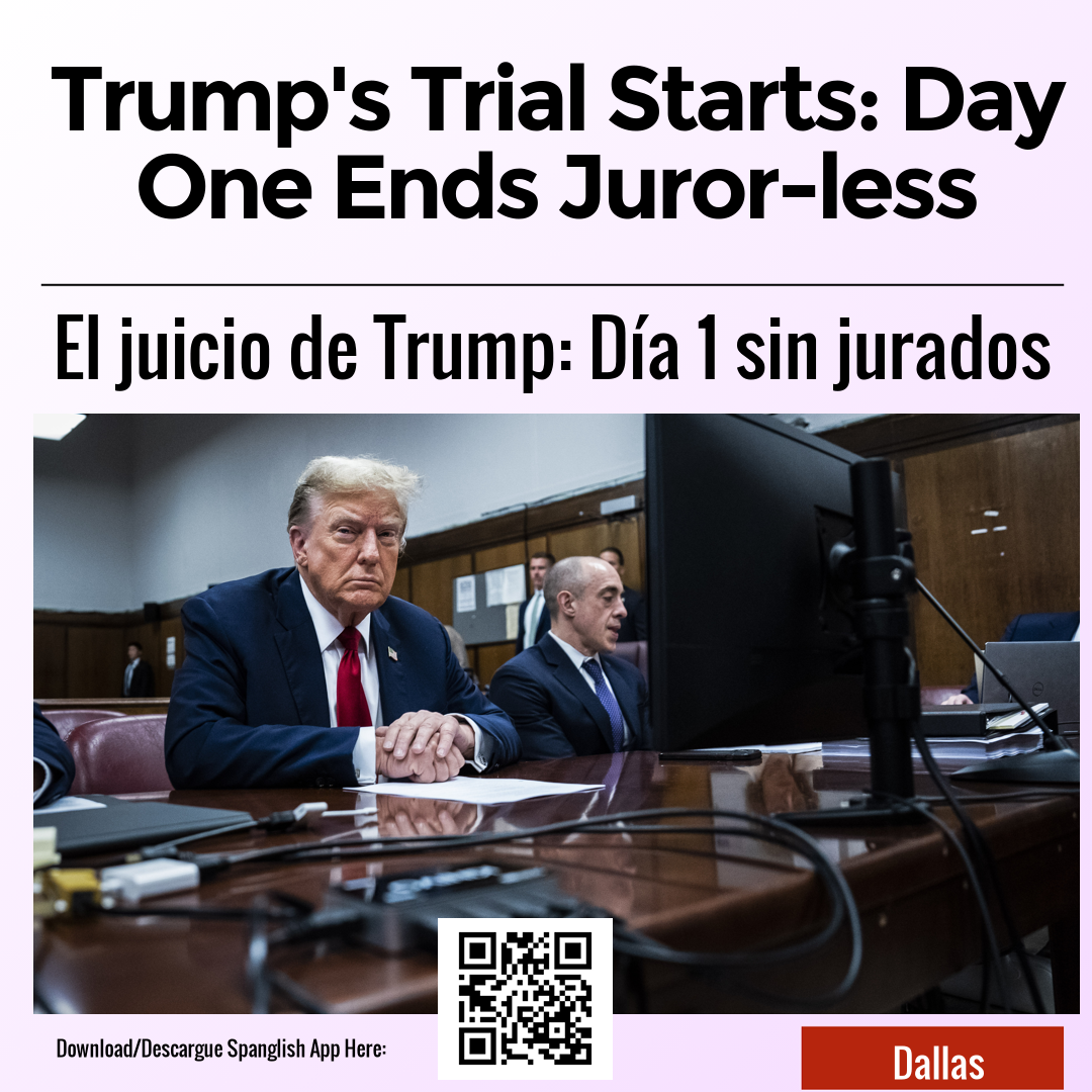 Trump's Trial Starts: Day One Ends Juror-less