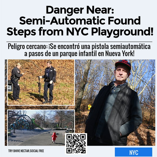 Danger Near: Semi-Automatic Found Steps from NYC Playground!
