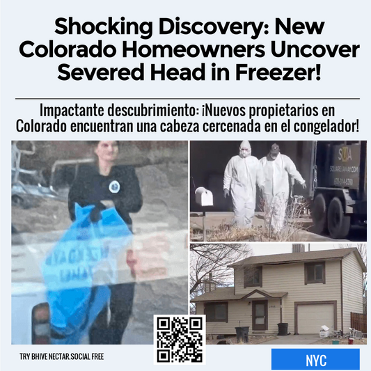 Shocking Discovery: New Colorado Homeowners Uncover Severed Head in Freezer!