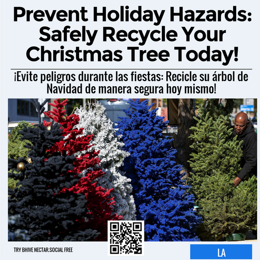 Prevent Holiday Hazards: Safely Recycle Your Christmas Tree Today!