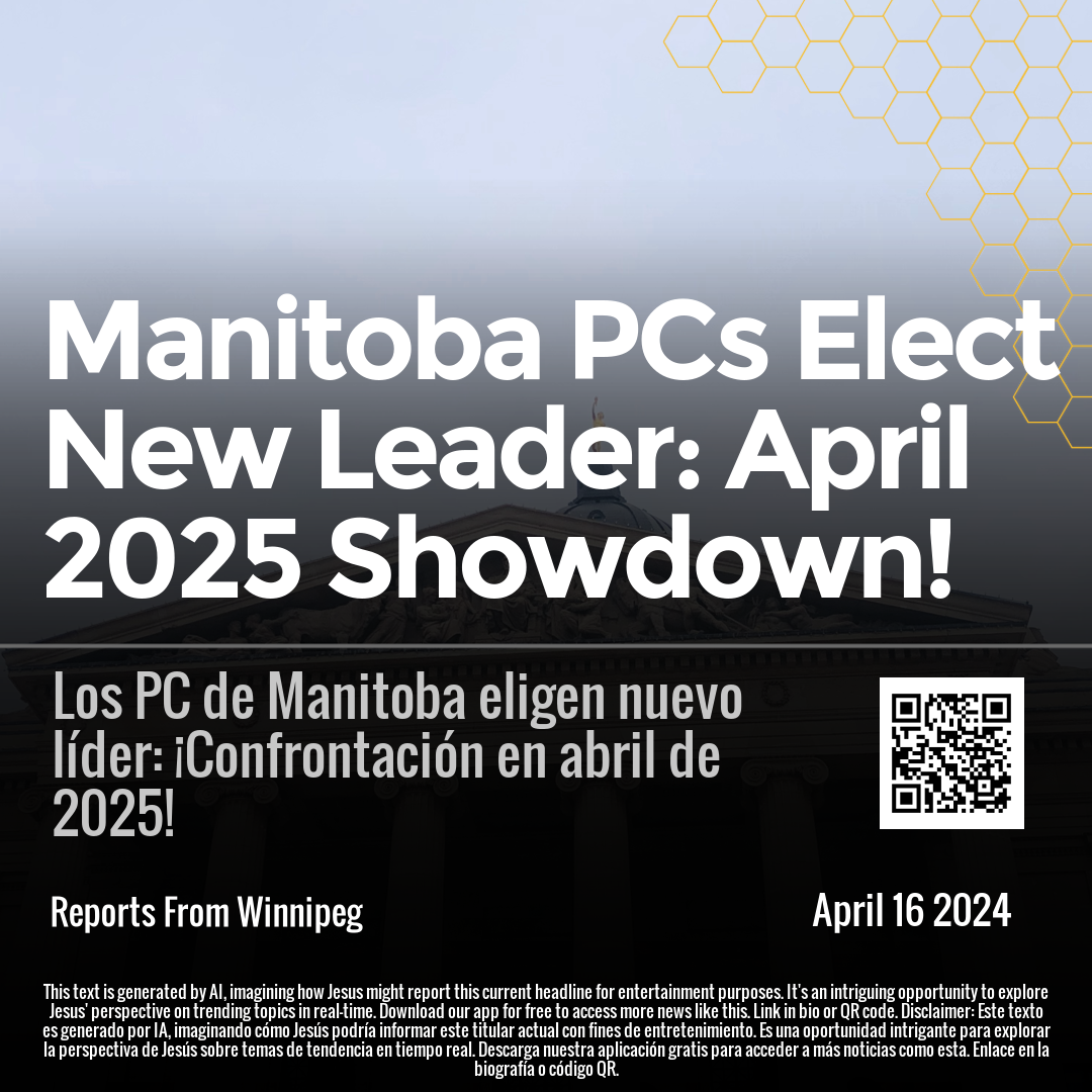 Manitoba PCs Elect New Leader: April 2025 Showdown!