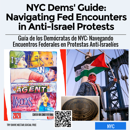 NYC Dems' Guide: Navigating Fed Encounters in Anti-Israel Protests