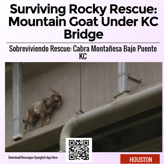 Surviving Rocky Rescue: Mountain Goat Under KC Bridge