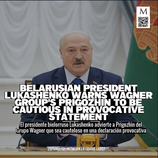 Belarusian President Lukashenko Warns Wagner Group's Prigozhin to be Cautious in Provocative Statement