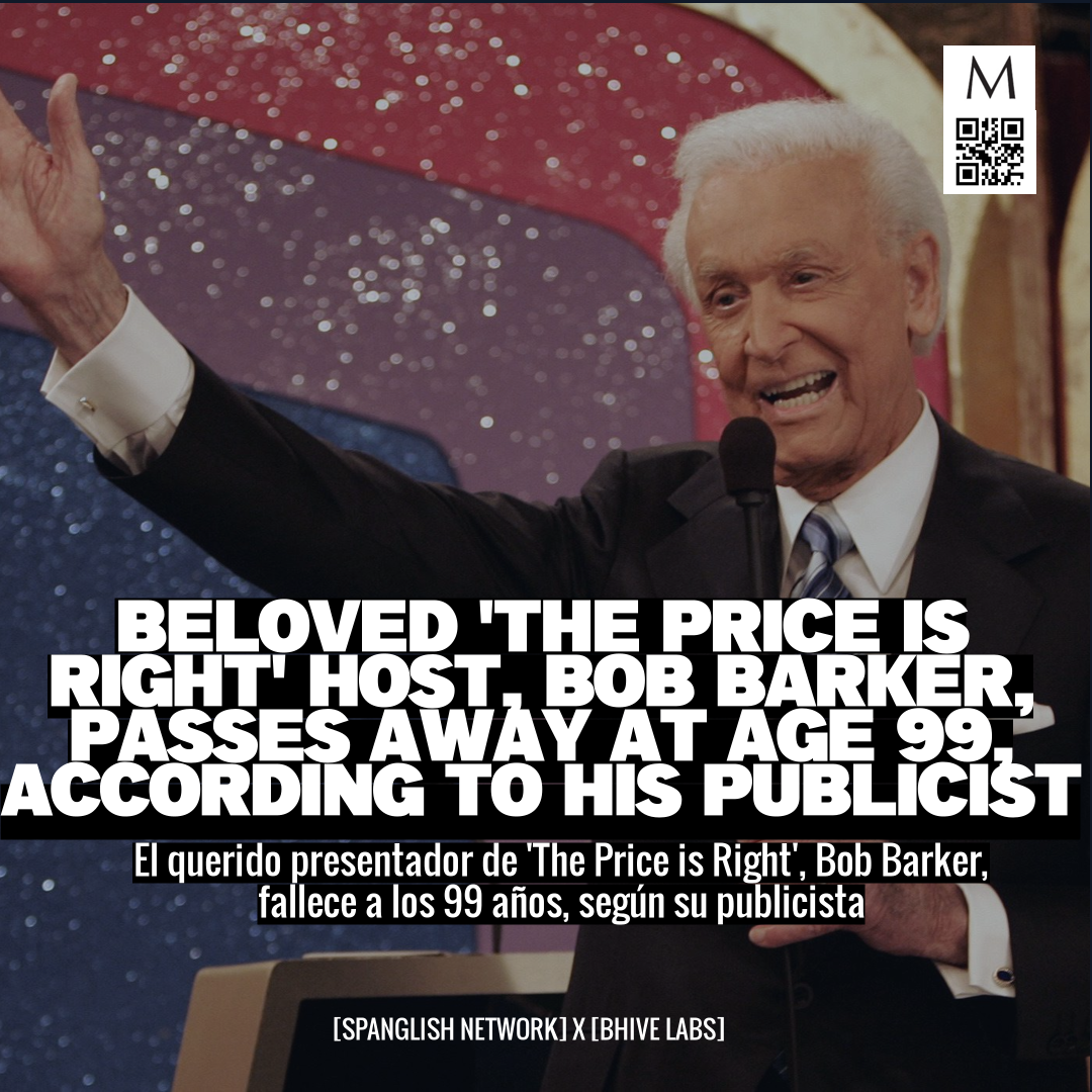 Beloved 'The Price is Right' Host, Bob Barker, Passes Away at Age 99, According to His Publicist