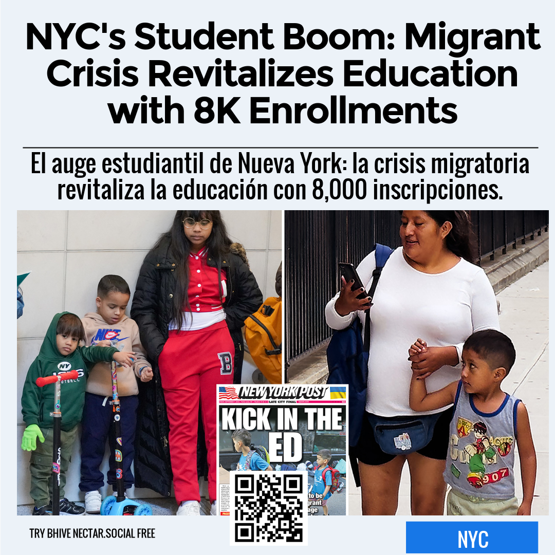 NYC's Student Boom: Migrant Crisis Revitalizes Education with 8K Enrollments