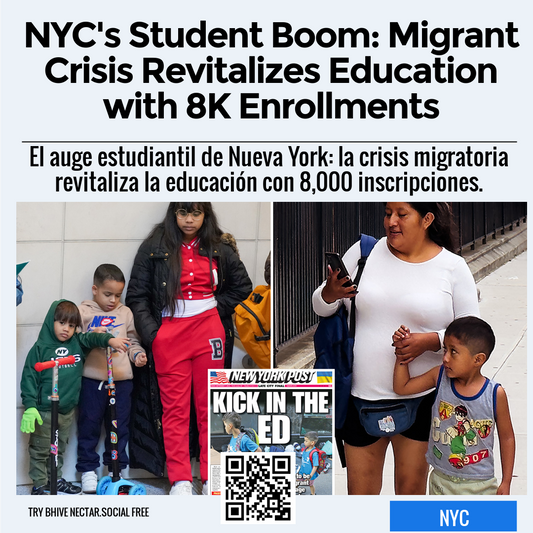 NYC's Student Boom: Migrant Crisis Revitalizes Education with 8K Enrollments