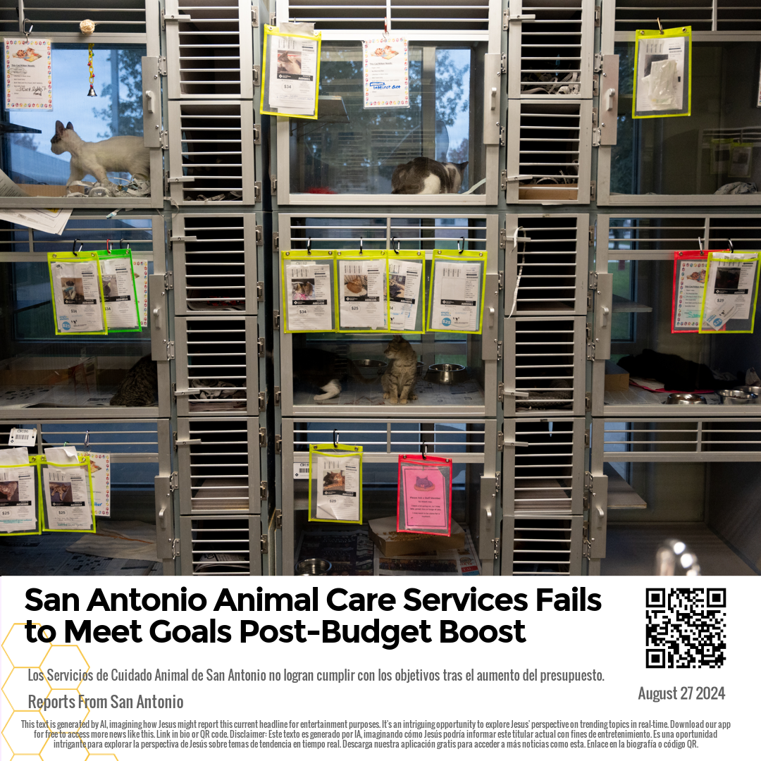 San Antonio Animal Care Services Fails to Meet Goals Post-Budget Boost