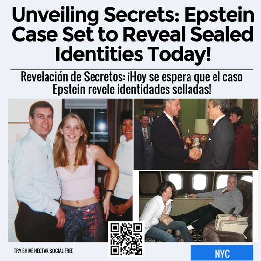 Unveiling Secrets: Epstein Case Set to Reveal Sealed Identities Today!