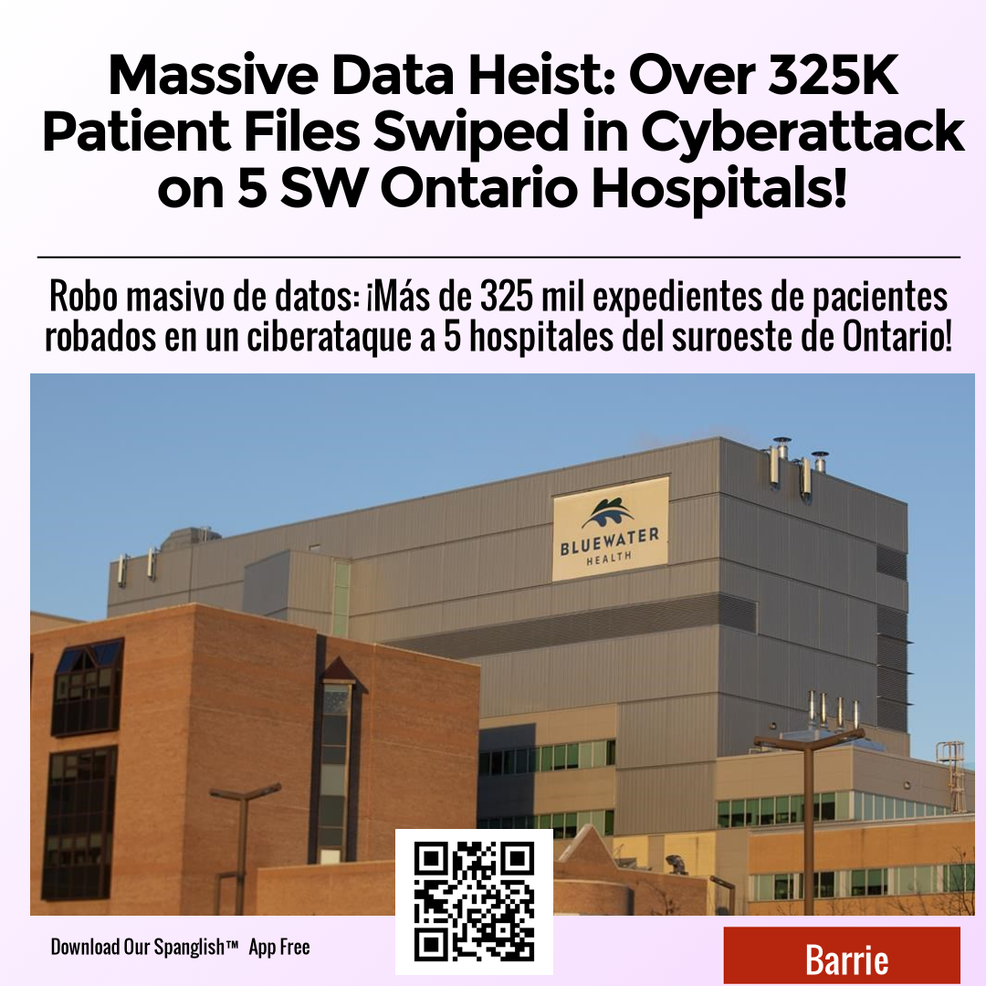 Massive Data Heist: Over 325K Patient Files Swiped in Cyberattack on 5 SW Ontario Hospitals!