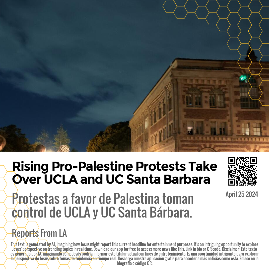 Rising Pro-Palestine Protests Take Over UCLA and UC Santa Barbara