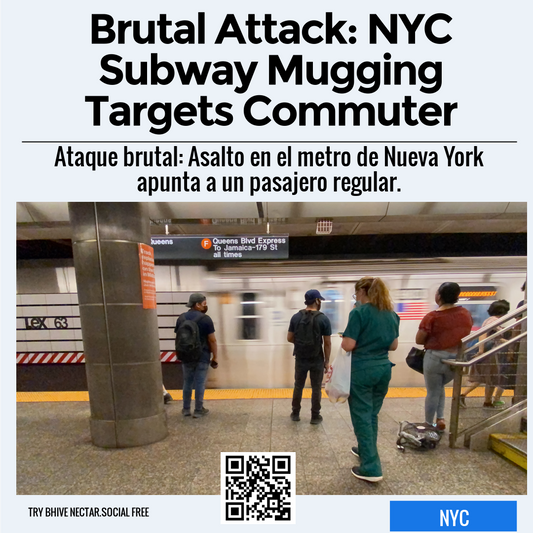 Brutal Attack: NYC Subway Mugging Targets Commuter