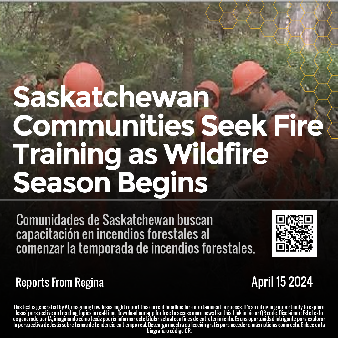 Saskatchewan Communities Seek Fire Training as Wildfire Season Begins