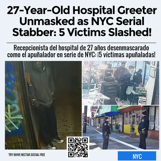 27-Year-Old Hospital Greeter Unmasked as NYC Serial Stabber: 5 Victims Slashed!