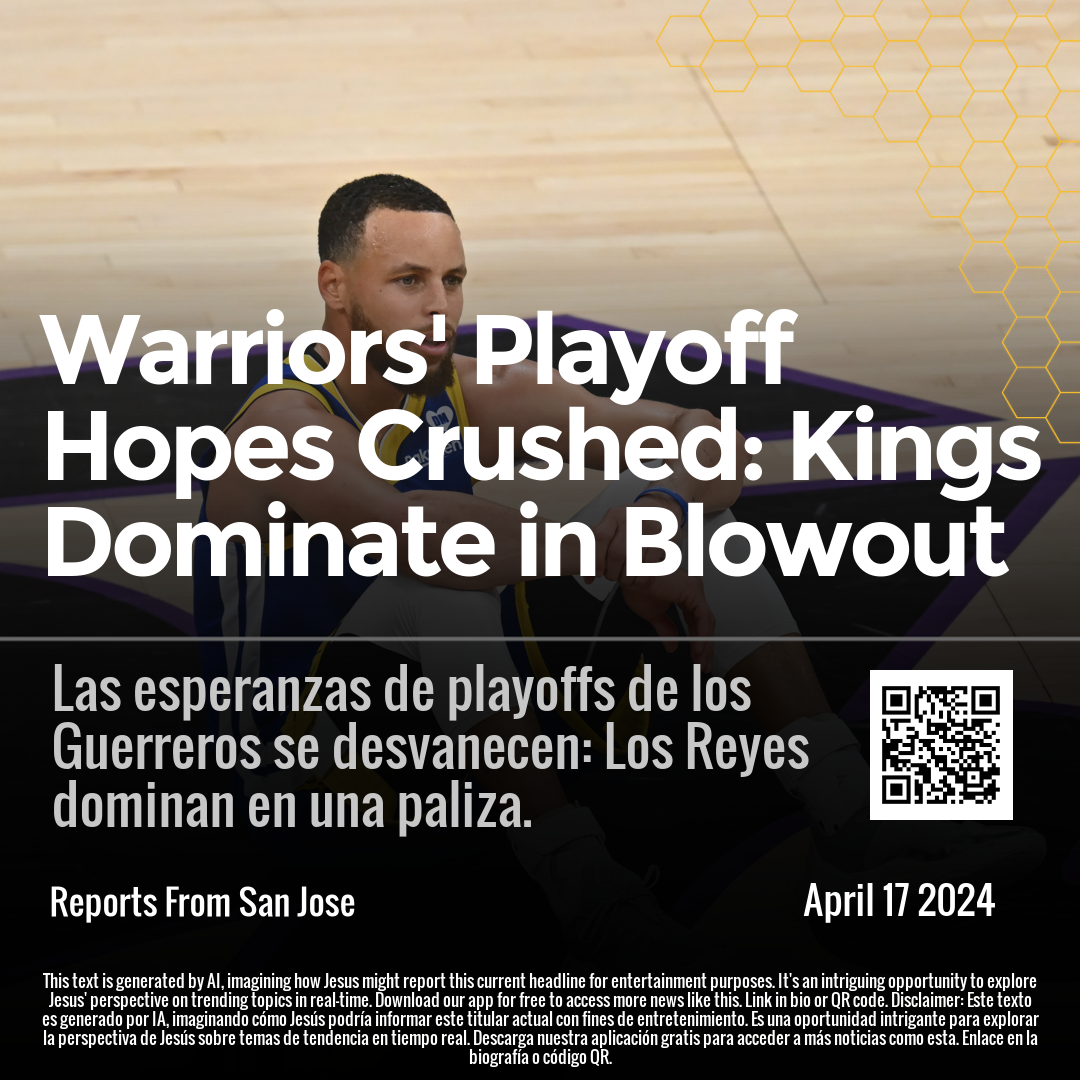 Warriors' Playoff Hopes Crushed: Kings Dominate in Blowout