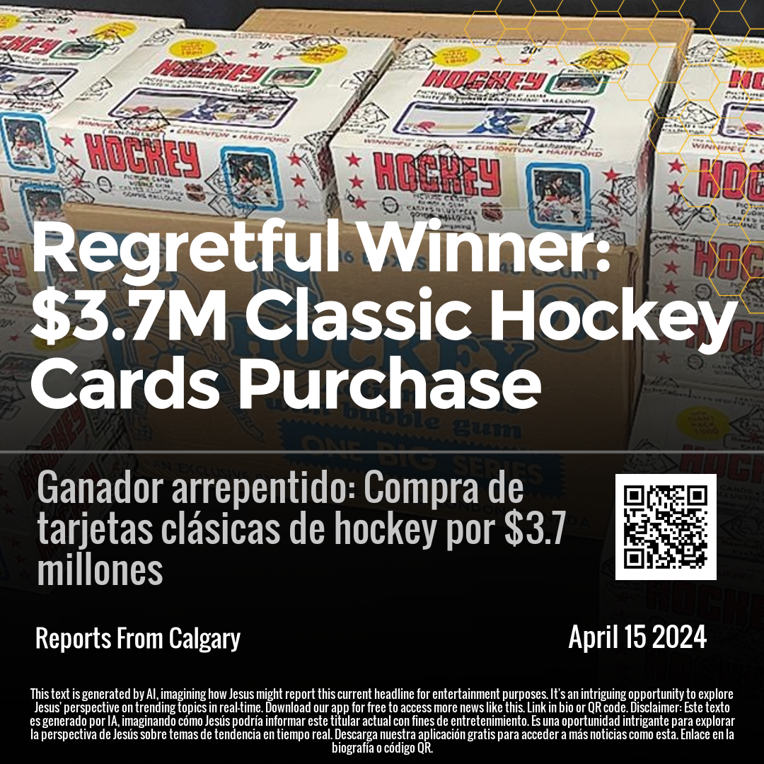 Regretful Winner: $3.7M Classic Hockey Cards Purchase