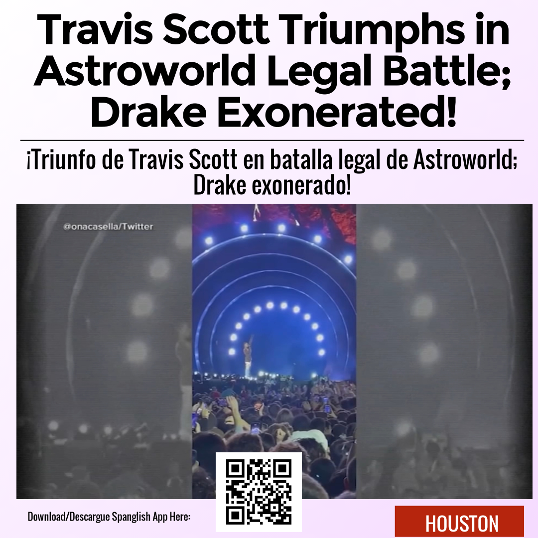 Travis Scott Triumphs in Astroworld Legal Battle; Drake Exonerated!