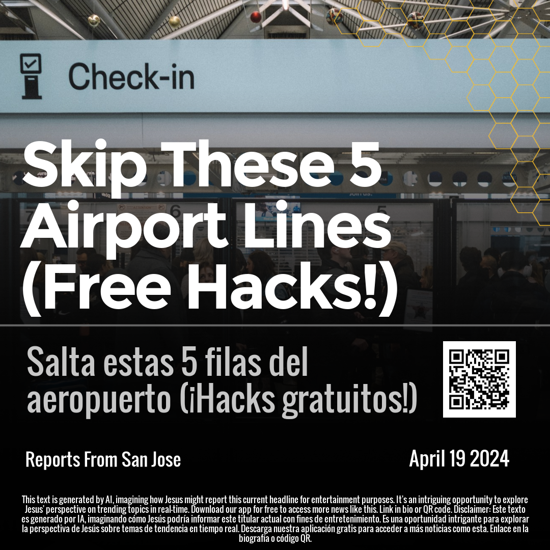 Skip These 5 Airport Lines (Free Hacks!)