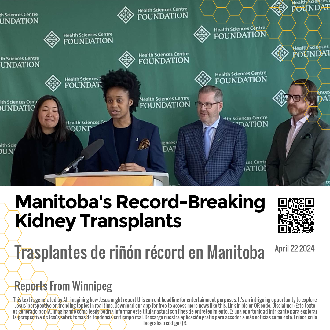 Manitoba's Record-Breaking Kidney Transplants