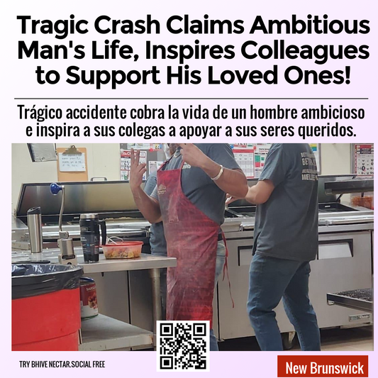 Tragic Crash Claims Ambitious Man's Life, Inspires Colleagues to Support His Loved Ones!