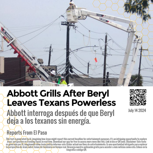 Abbott Grills After Beryl Leaves Texans Powerless