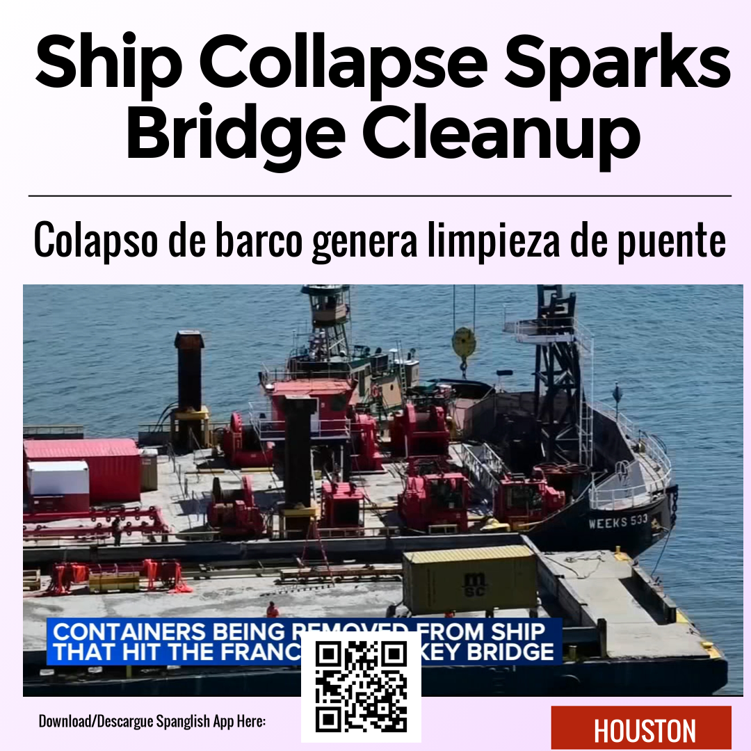 Ship Collapse Sparks Bridge Cleanup