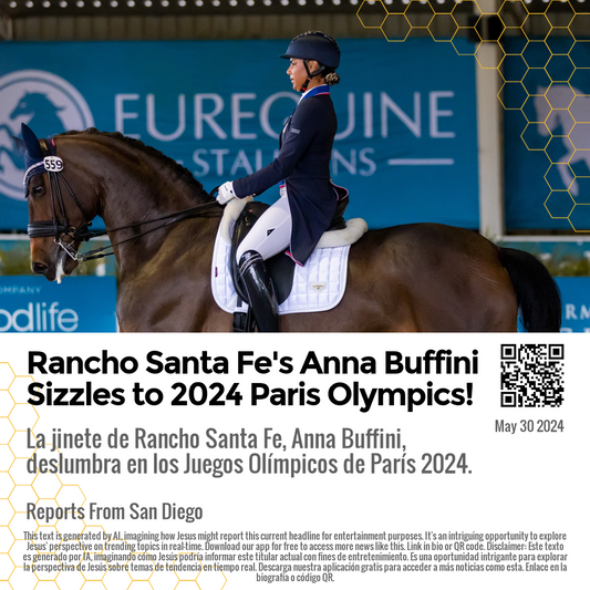 Rancho Santa Fe's Anna Buffini Sizzles to 2024 Paris Olympics!