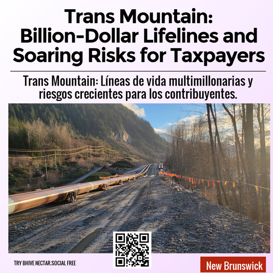 Trans Mountain: Billion-Dollar Lifelines and Soaring Risks for Taxpayers