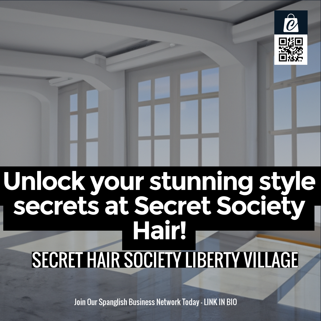 Unlock your stunning style secrets at Secret Society Hair!