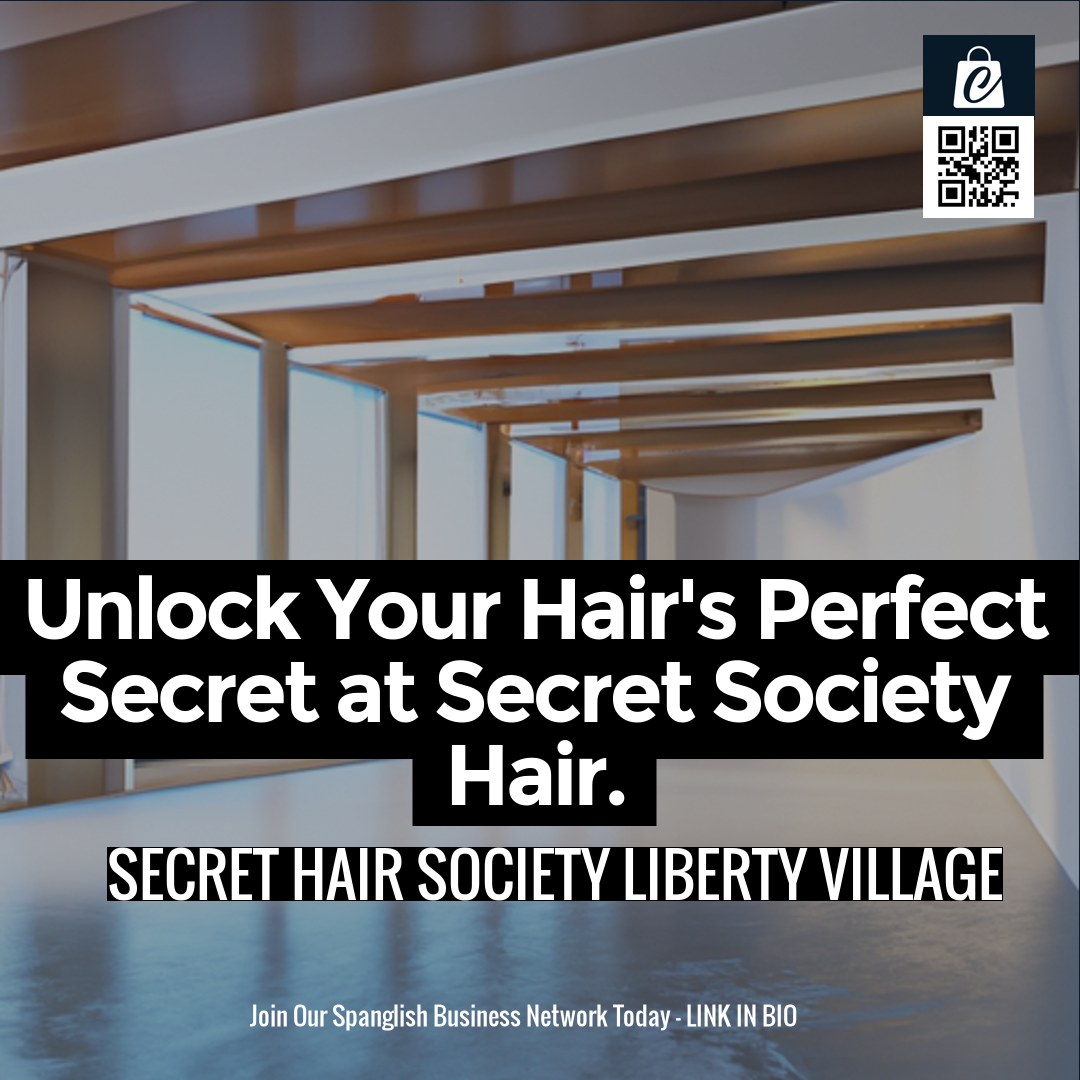 Unlock Your Hair's Perfect Secret at Secret Society Hair.