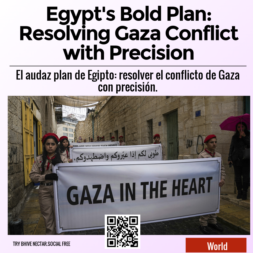Egypt's Bold Plan: Resolving Gaza Conflict with Precision