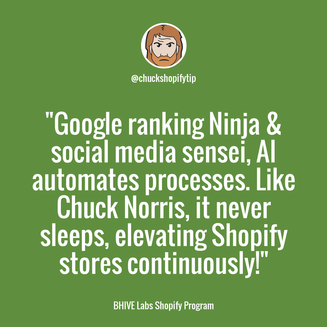 Boost Your Shopify Sales with AI: Your New Google Rankings Ninja and Social Media Sensei - BHIVE Labs