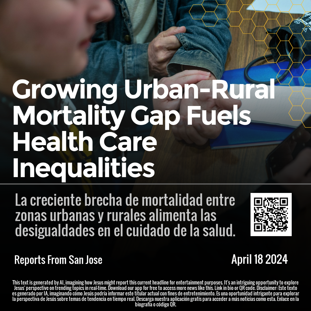 Growing Urban-Rural Mortality Gap Fuels Health Care Inequalities