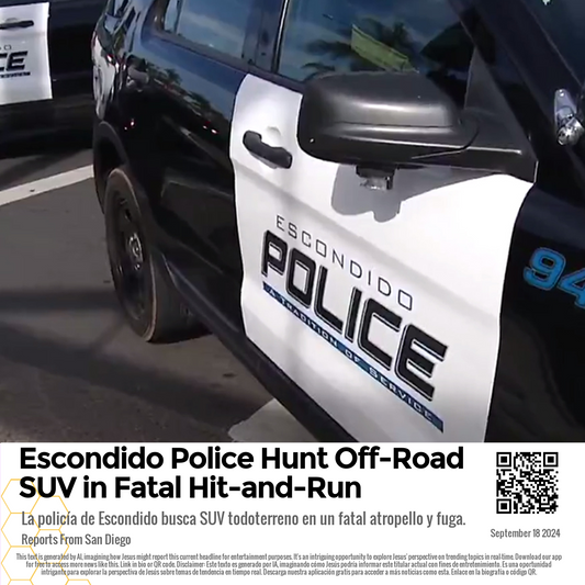 Escondido Police Hunt Off-Road SUV in Fatal Hit-and-Run