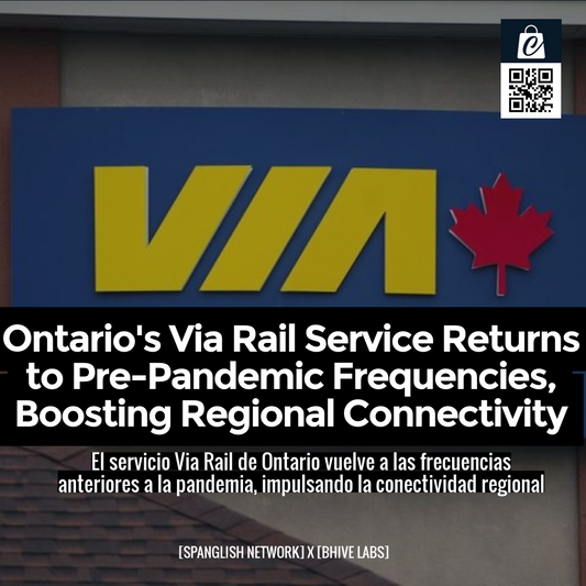 Ontario's Via Rail Service Returns to Pre-Pandemic Frequencies, Boosting Regional Connectivity