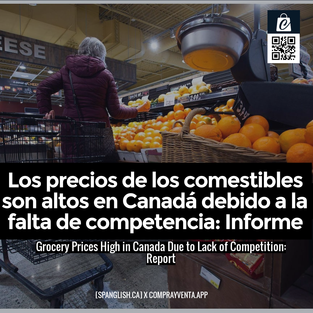 Grocery Prices High in Canada Due to Lack of Competition: Report