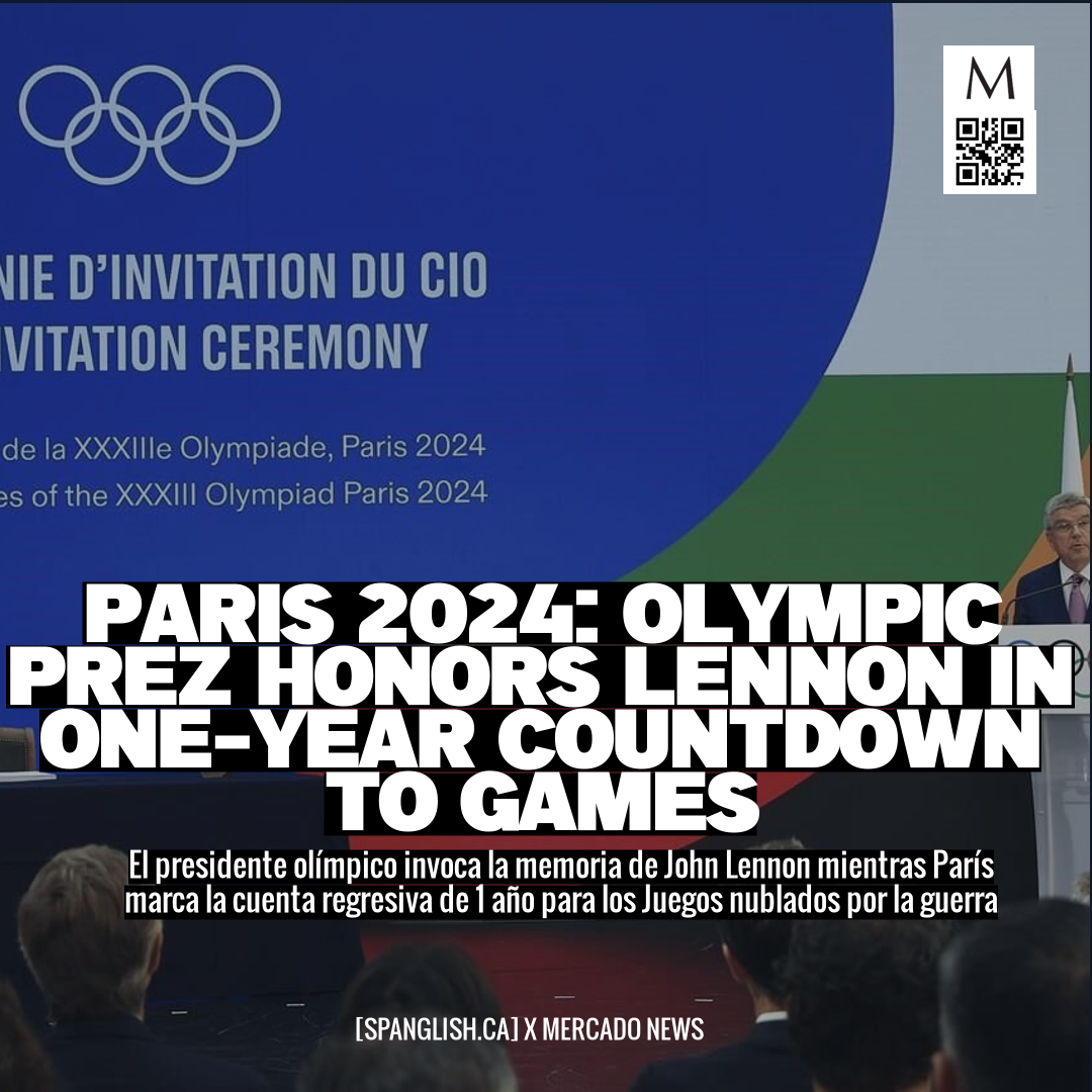 Paris 2024: Olympic Prez Honors Lennon in One-Year Countdown to Games