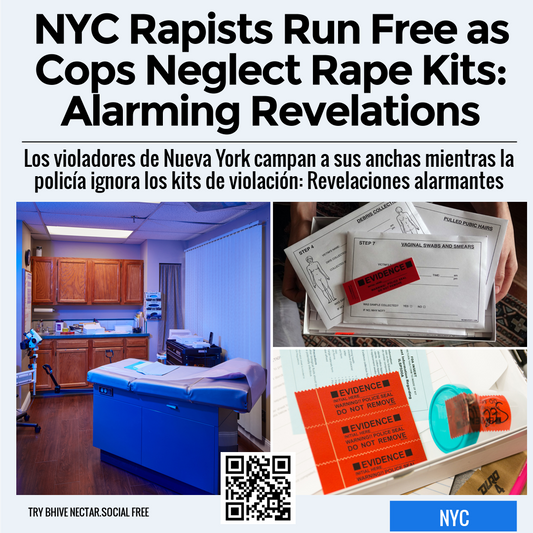 NYC Rapists Run Free as Cops Neglect Rape Kits: Alarming Revelations