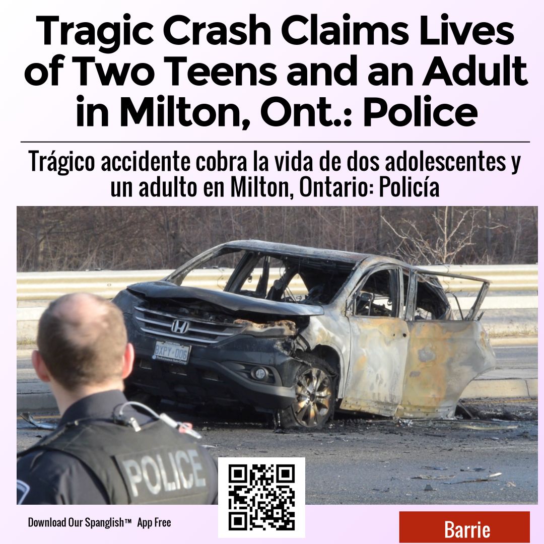 Tragic Crash Claims Lives of Two Teens and an Adult in Milton, Ont.: Police