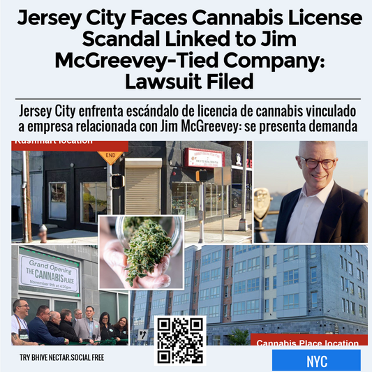 Jersey City Faces Cannabis License Scandal Linked to Jim McGreevey-Tied Company: Lawsuit Filed