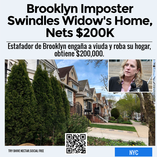 Brooklyn Imposter Swindles Widow's Home, Nets $200K