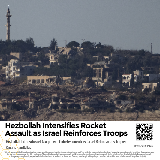 Hezbollah Intensifies Rocket Assault as Israel Reinforces Troops